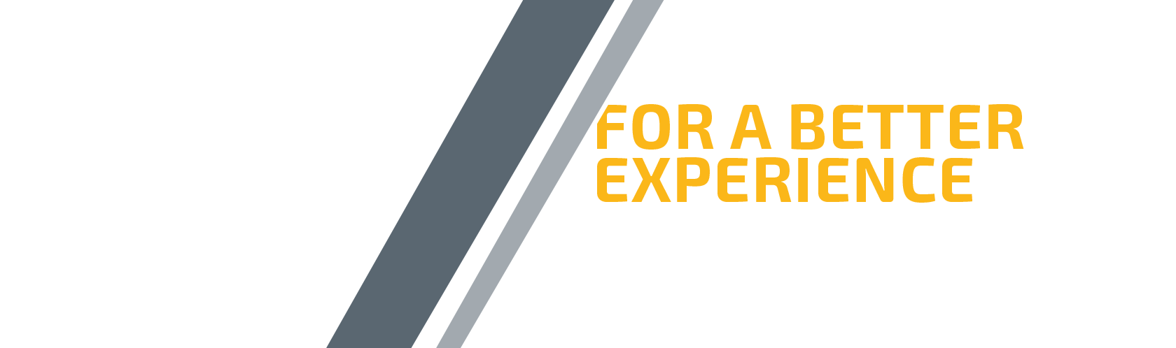 image says "For a better experience"